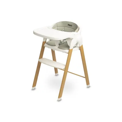 Caretero maitinimo kėdutė 3in1 Triplo, grey