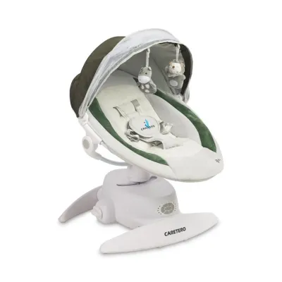 Caretero elektriskais šūpuļkrēsls Opti, zaļš