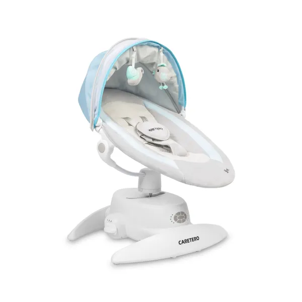 Caretero elektriskā šūpuļkrēsls Opti, zils