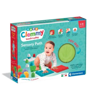 Clementoni sensorie paklājiņi ar mīkstām klucīšiem Clemmy, 17352