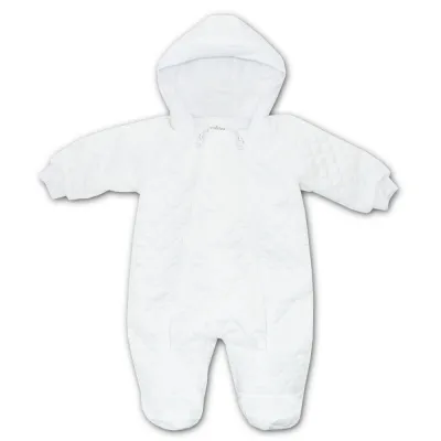 Neperpučiamas kombinezonas kūdikiams, Baltas, 68 cm.