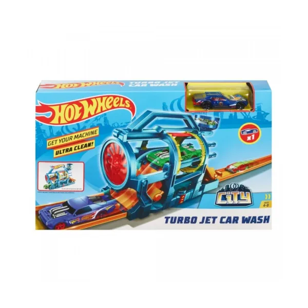 Mattel Hot Wheels automazgātava "Turbo Car Wash", FJN35
