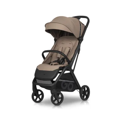 Kompakts sporta ratiņi Easy go Trix, Savana bēšs