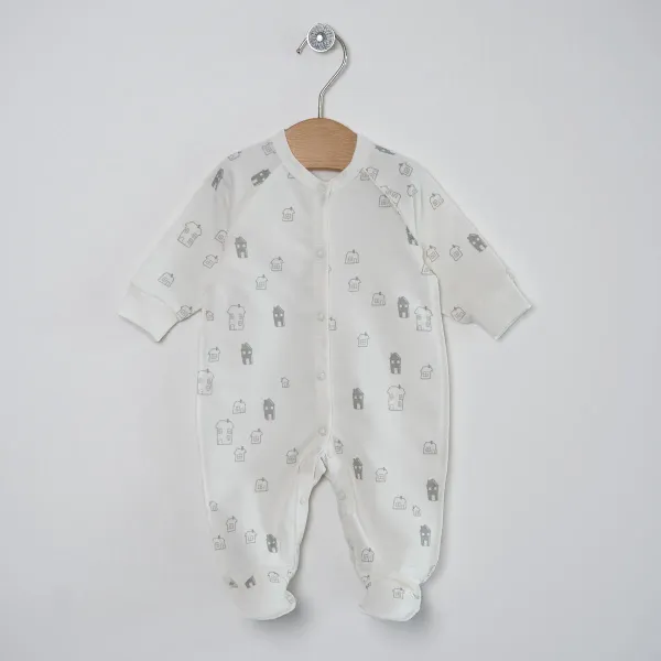 Vilaurita siltināts kokvilnas rāpuļi 1150 ,,Tommy" 56, 62 cm.