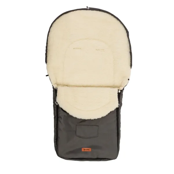 Sensillo ratiņu maiss, vilnas, 95x40 cm, Grafīts