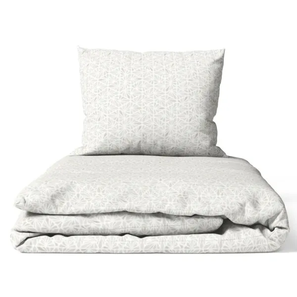 135/100 cm. Ankras 2 daļu gultas veļas komplekts "Rombai", krēmkrāsas