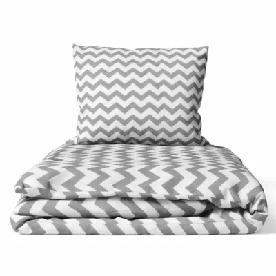 135/100 cm. Ankras 2 daļās gultas veļas komplekts "Zigzagi"