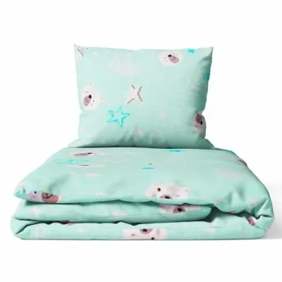 135/100 cm. Ankras 2 daļu gultas veļas komplekts "Lācītis"