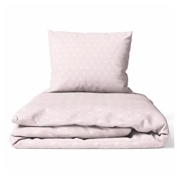 135/100 cm. Ankras 2 dalių patalynės užvalkalų komplektas "Rombai", rožinė