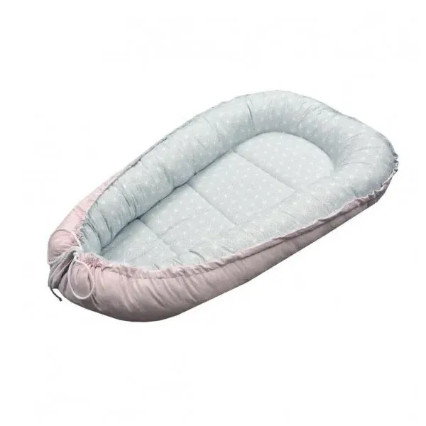 Ankras ligzdiņa 90x60 cm, "Rombai", pelēki rozā