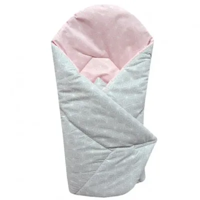 Ankras vokelis 80/80 cm., "Rombai", pelēki rozā