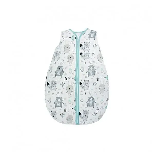 Ankras aploksne/guļammaiss "Dzīvnieki", zaļš, 62-74 cm.