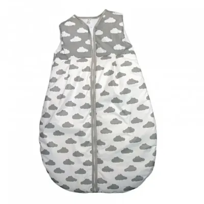 Ankras aploksne/guļammaiss "Mākoņi", pelēka, 62-74 cm.