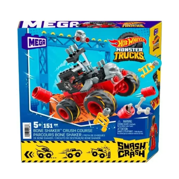 Hot Wheels konstruktors Monster Trucks Bone Shaker, HKF87