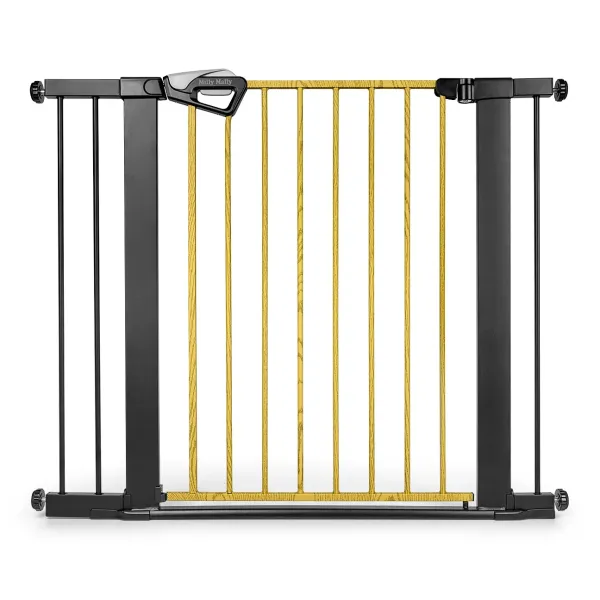 Milly Mally vārti ar paplašinājumiem Guardy 104, Black Natural