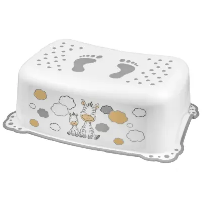 Maltex pakāpiens, neslīdošs, Zebra, balts, balta gumija, 6913