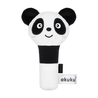 Akuku mīksts plīša rotaļlieta/ grabulis Panda