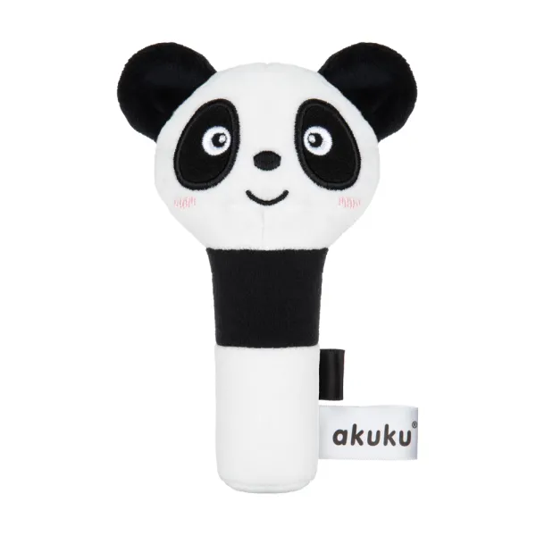 Akuku mīksta plīša rotaļlieta/grabulītis Panda, A0706