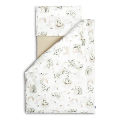 Sensillo 3 daļu gultas veļas komplekts, Zilonītis