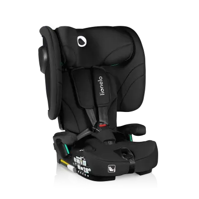 Autokrēsls Lionelo Nelly I-size isofix 9-36 kg., Melns ogleklis