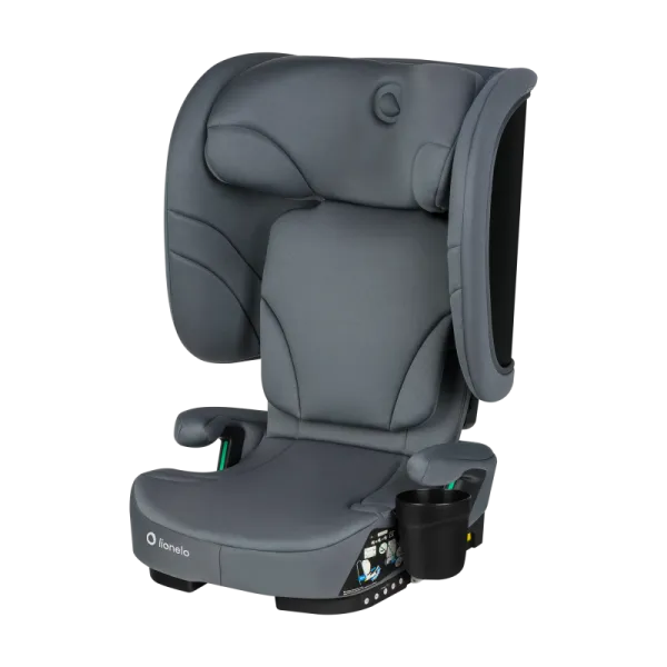 Autokėdutė Lionelo Orin I-size isofix 15-36 kg., Grey graphite