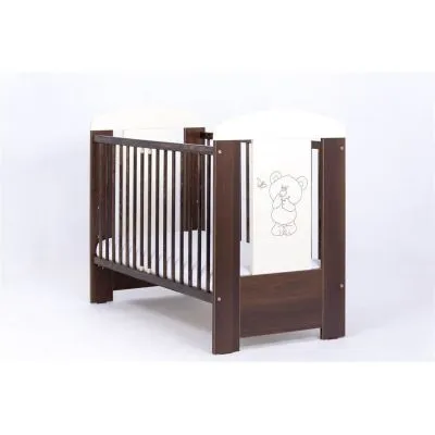 Drewex lovytė meškiukas su drugeliu, ruda-balta