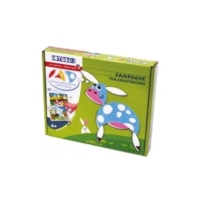 iOTOBO Magnētiskā puzle "Lauku sētā"