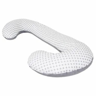 CebaBaby barošanas spilvens jersey DUO 300x30cm, rombi