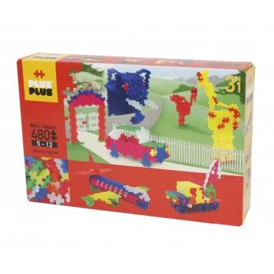 Plus Plus konstruktors Mini Neon 480 3in1